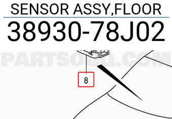 Suzuki 3893078J02 SENSOR ASSY,FLOOR