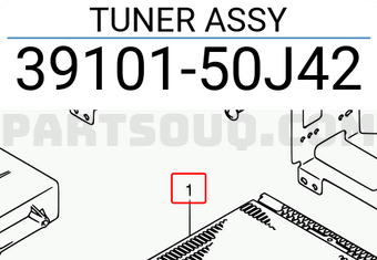 Suzuki 3910150J42 TUNER ASSY