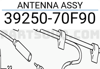 Suzuki 3925070F90 ANTENNA ASSY