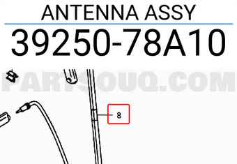 Suzuki 3925078A10 ANTENNA ASSY