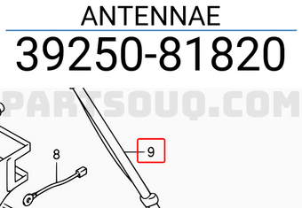 Suzuki 3925081820 ANTENNAE