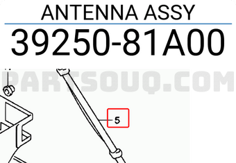 Suzuki 3925081A00 ANTENNA ASSY
