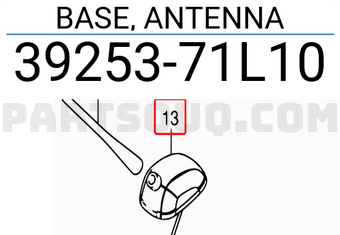 Suzuki 3925371L10 BASE, ANTENNA