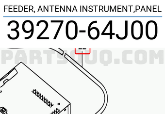 Suzuki 3927064J00 FEEDER, ANTENNA INSTRUMENT,PANEL