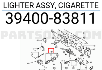 Suzuki 3940083811 ELECT. HEATING COIL ASSEMBLY