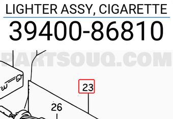 Suzuki 3940086810 ELECT. HEATING COIL ASSEMBLY