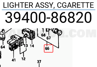 Suzuki 3940086820 ELECT. HEATING COIL ASSEMBLY