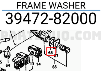 Suzuki 3947282000 FRAME WASHER