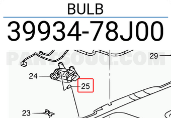 Suzuki 3993478J00 BULB