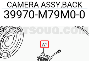 Suzuki 39970M79M00 CAMERA ASSY,BACK