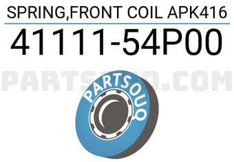 Suzuki 4111154P00 SPRING,FRONT COIL APK416