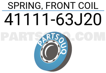 Suzuki 4111163J20 SPRING, FRONT COIL