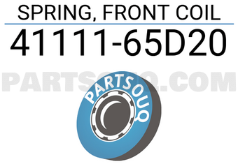 Suzuki 4111165D20 SPRING, FRONT COIL
