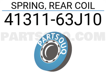 Suzuki 4131163J10 SPRING, REAR COIL