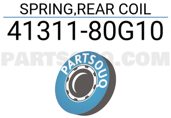 Suzuki 4131180G10 SPRING,REAR COIL