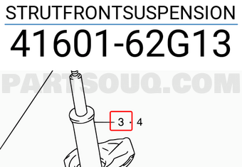Suzuki 4160162G13 STRUTFRONTSUSPENSION