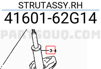 Suzuki 4160162G14 STRUTASSY.RH