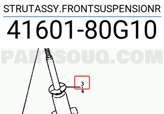 Suzuki 4160180G10 STRUTASSY.FRONTSUSPENSIONR