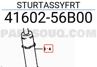 Suzuki 4160256B00 STURTASSYFRT