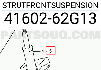 Suzuki 4160262G13 STRUTFRONTSUSPENSION