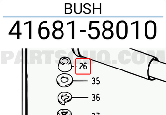 Suzuki 4168158010 BUSH