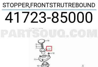 Suzuki 4172385000 STOPPER,FRONTSTRUTREBOUND