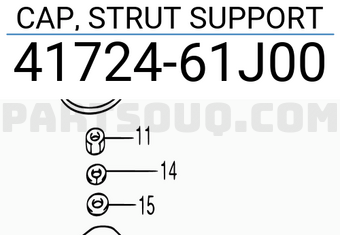 Suzuki 4172461J00 CAP, STRUT SUPPORT