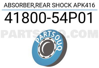 Suzuki 4180054P01 ABSORBER,REAR SHOCK APK416