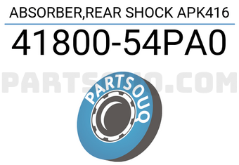 Suzuki 4180054PA0 ABSORBER,REAR SHOCK APK416