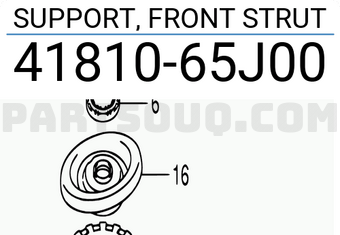 Suzuki 4181065J00 SUPPORT, FRONT STRUT