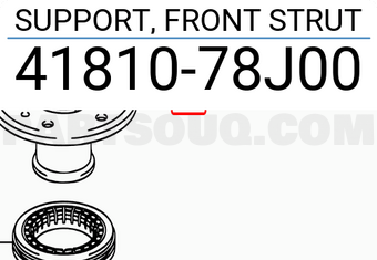 Suzuki 4181078J00 SUPPORT, FRONT STRUT