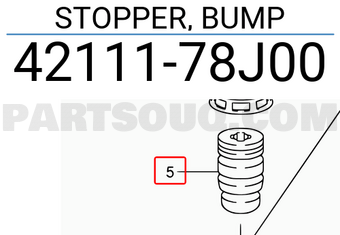 Suzuki 4211178J00 STOPPER, BUMP