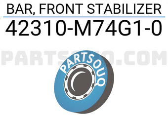 Suzuki 42310M74G10 BAR, FRONT STABILIZER