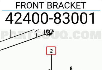 Suzuki 4240083001 FRONT BRACKET