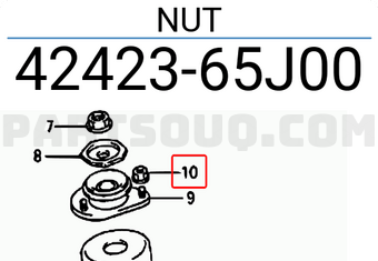 Suzuki 4242365J00 NUT