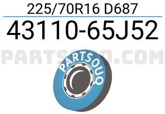 Suzuki 4311065J52 225/70R16 D687