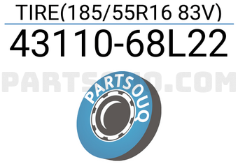 Suzuki 4311068L22 TIRE(185/55R16 83V)