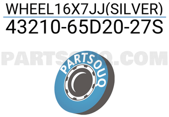 Suzuki 4321065D2027S WHEEL16X7JJ(SILVER)