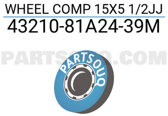 Suzuki 4321081A2439M WHEEL COMP 15X5 1/2JJ