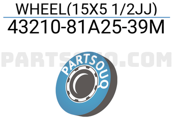 Suzuki 4321081A2539M WHEEL(15X5 1/2JJ)