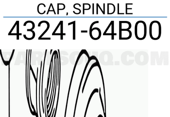 Suzuki 4324164B00 CAP, SPINDLE