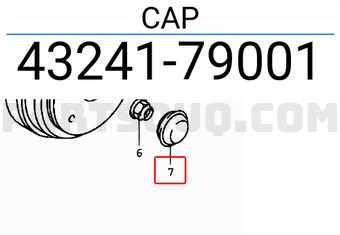 Suzuki 4324179001 CAP