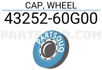 Suzuki 4325260G00 CAP, WHEEL
