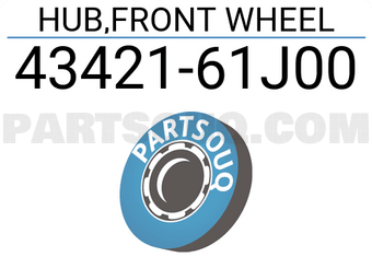 Suzuki 4342161J00 HUB,FRONT WHEEL