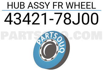 Suzuki 4342178J00 HUB ASSY FR WHEEL