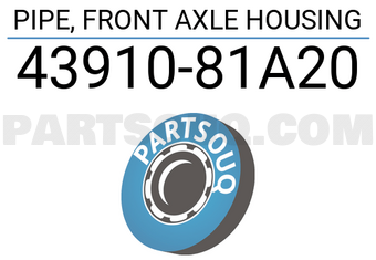 Suzuki 4391081A20 PIPE, FRONT AXLE HOUSING