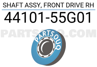 Suzuki 4410155G01 SHAFT ASSY, FRONT DRIVE RH