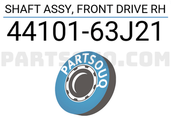 Suzuki 4410163J21 SHAFT ASSY, FRONT DRIVE RH