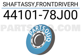 Suzuki 4410178J00 SHAFTASSY,FRONTDRIVERH