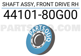 Suzuki 4410180G00 SHAFT ASSY, FRONT DRIVE RH